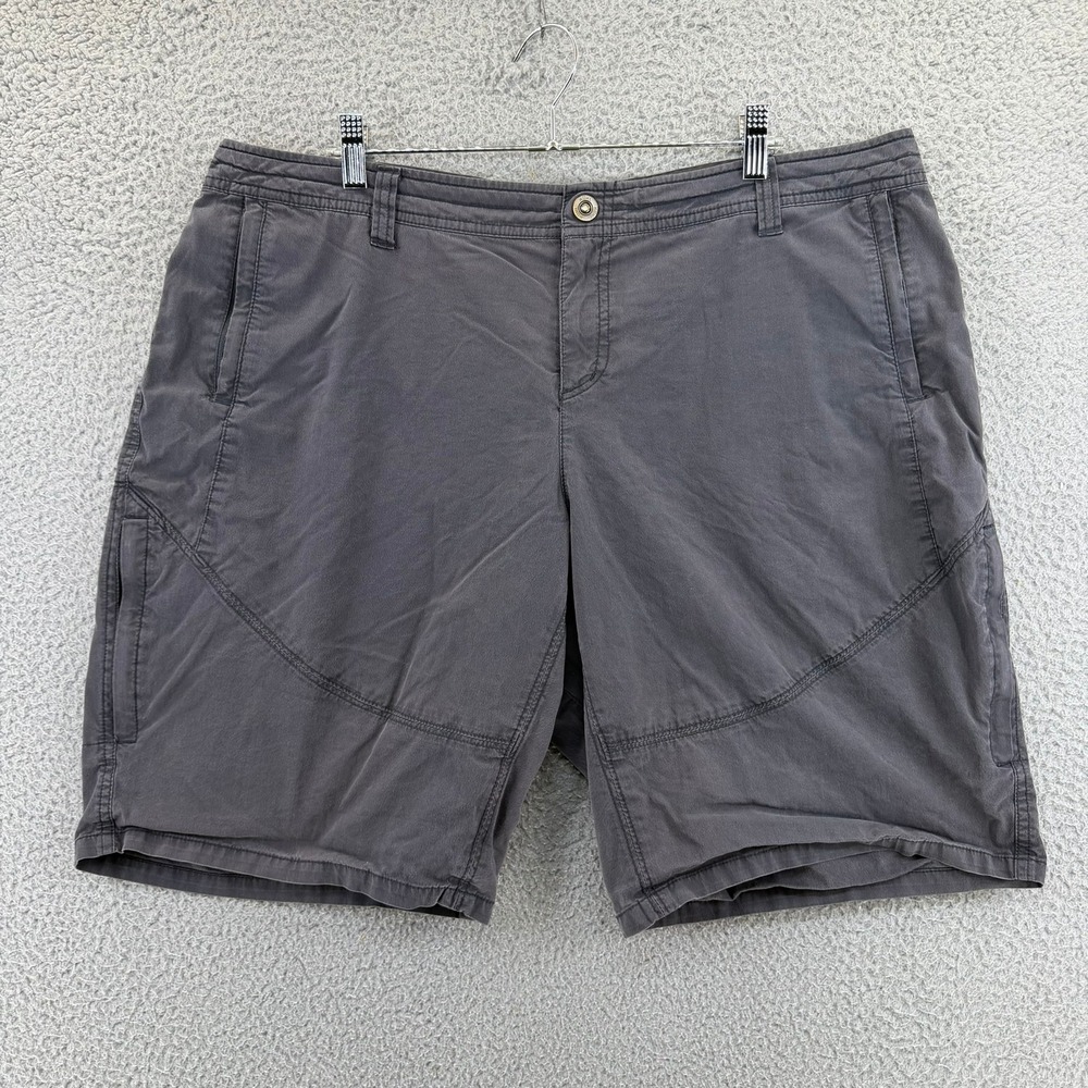 KUHL Freeflex Shorts Mens 38 Gray Outdoor‎ Hiking Performance Style 6285X